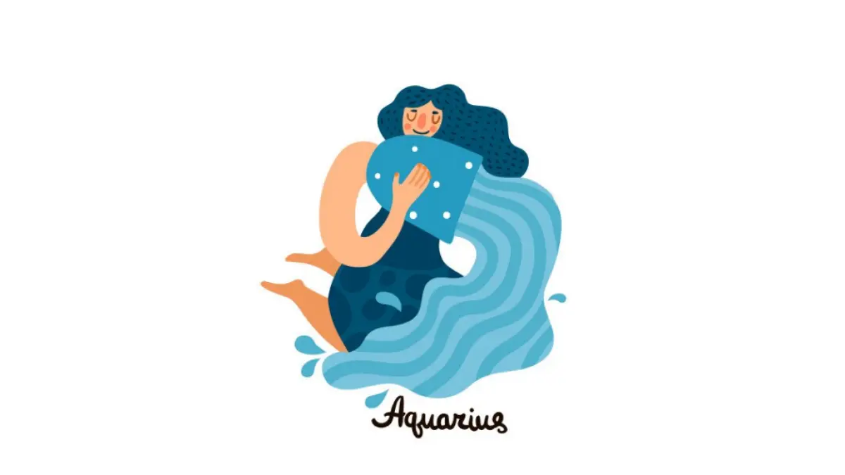 Ilustrasi zodiak Aquarius (Magnific)