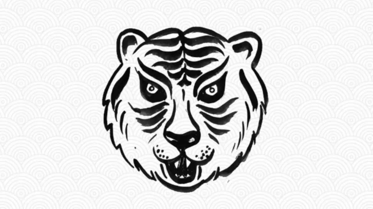 Ilustrasi shio Macan (Magnific) 