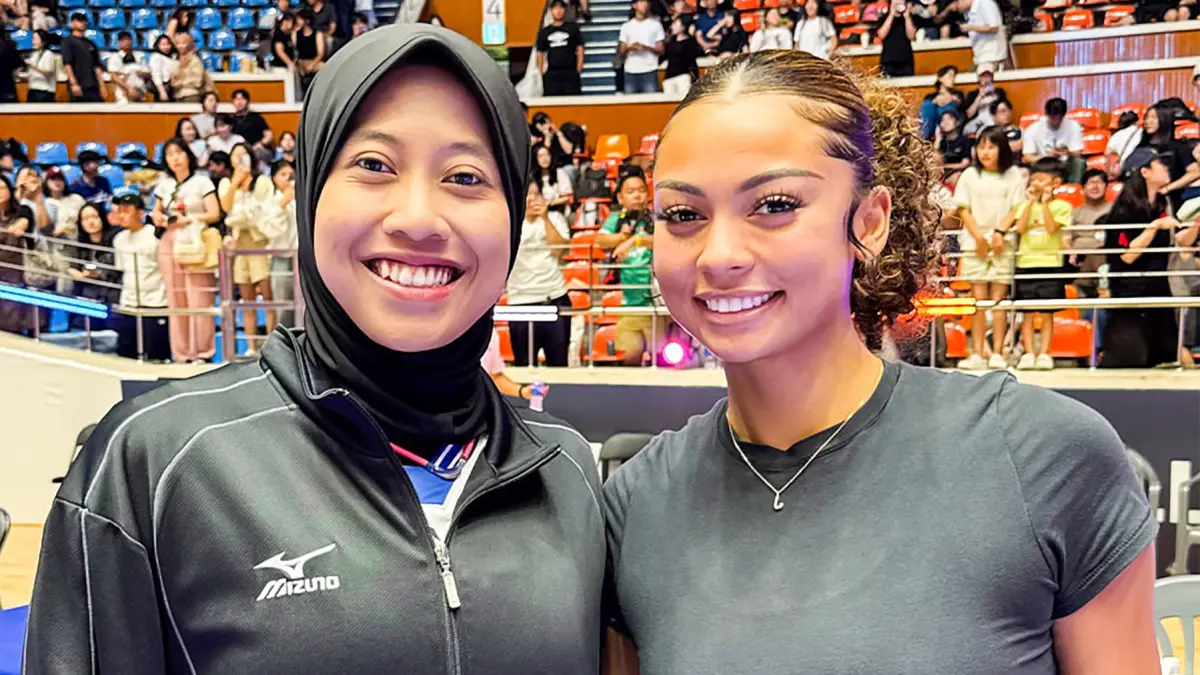 Megawati Hangestri (kiri) bikin Hyundai Hillstate diserbu fans Indonesia. Ini 5 alasan Megatron punya daya tarik besar sejak bergabung dengan klub Korea. (Dok. Hyundai Hillsate)