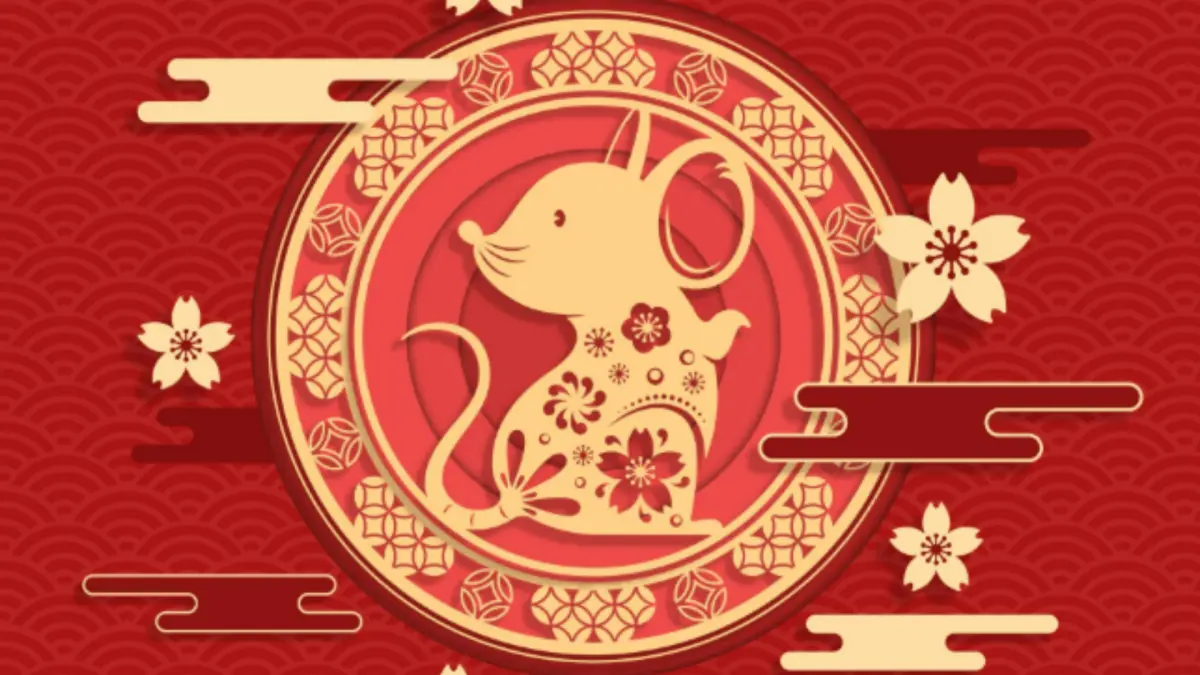 Ilustrasi shio Tikus (Magnific) 