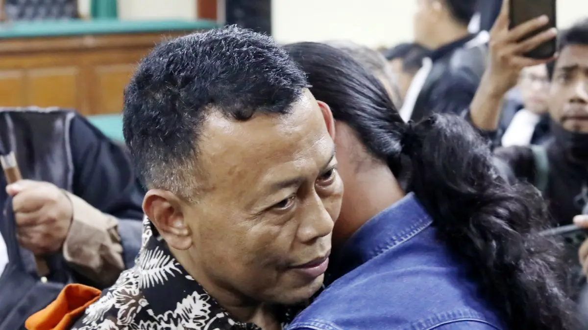 Sugiri Sancoko divonis 6,5 tahun penjara dalam kasus suap jabatan dan proyek RSUD. Ia juga diwajibkan membayar uang pengganti Rp6,7 miliar. (Puguh/Jawa Pos)
