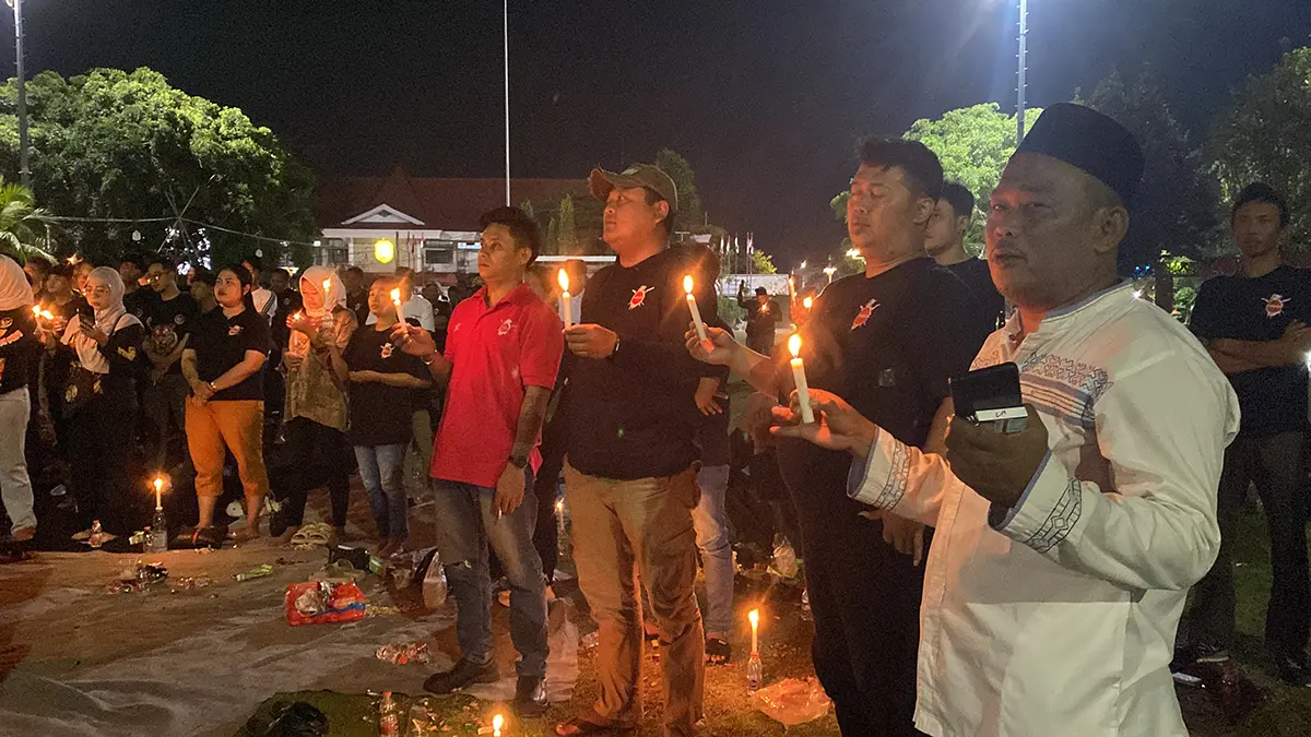 Berbagai ormas di Pati menggelar doa bersama dan menyatakan sikap menjaga keamanan, kedamaian, serta kondusivitas daerah. (Dok. IST)