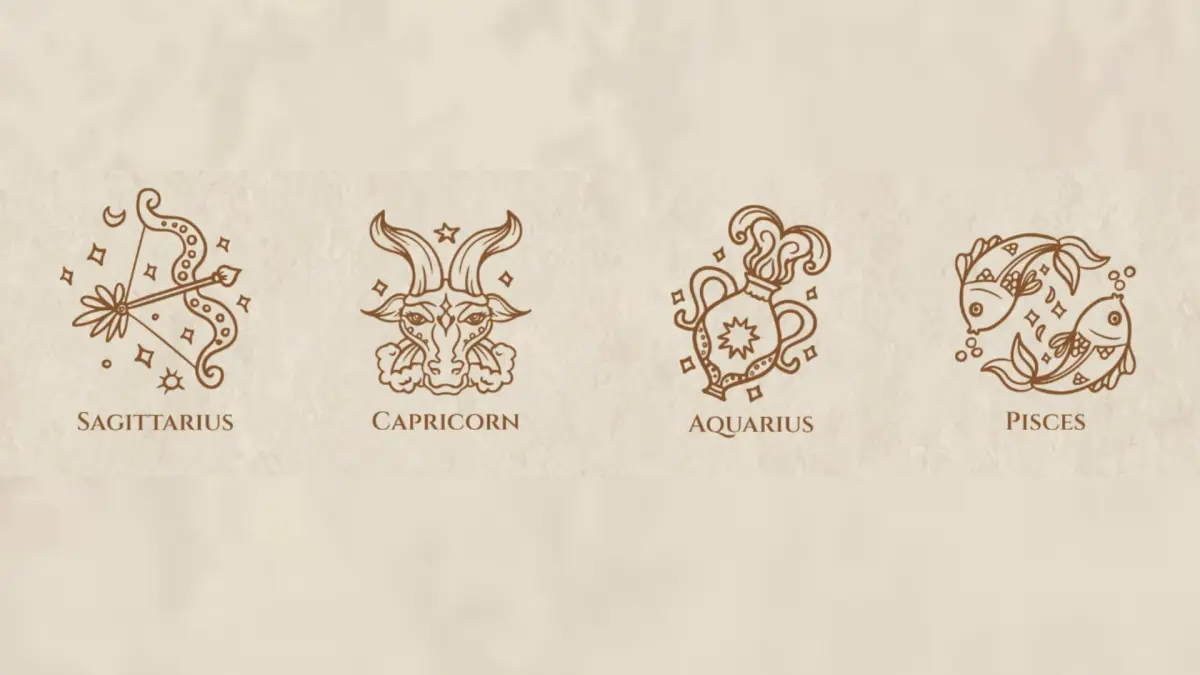 Ilustrasi zodiak Leo, Virgo, Libra, Scorpio (Magnific)