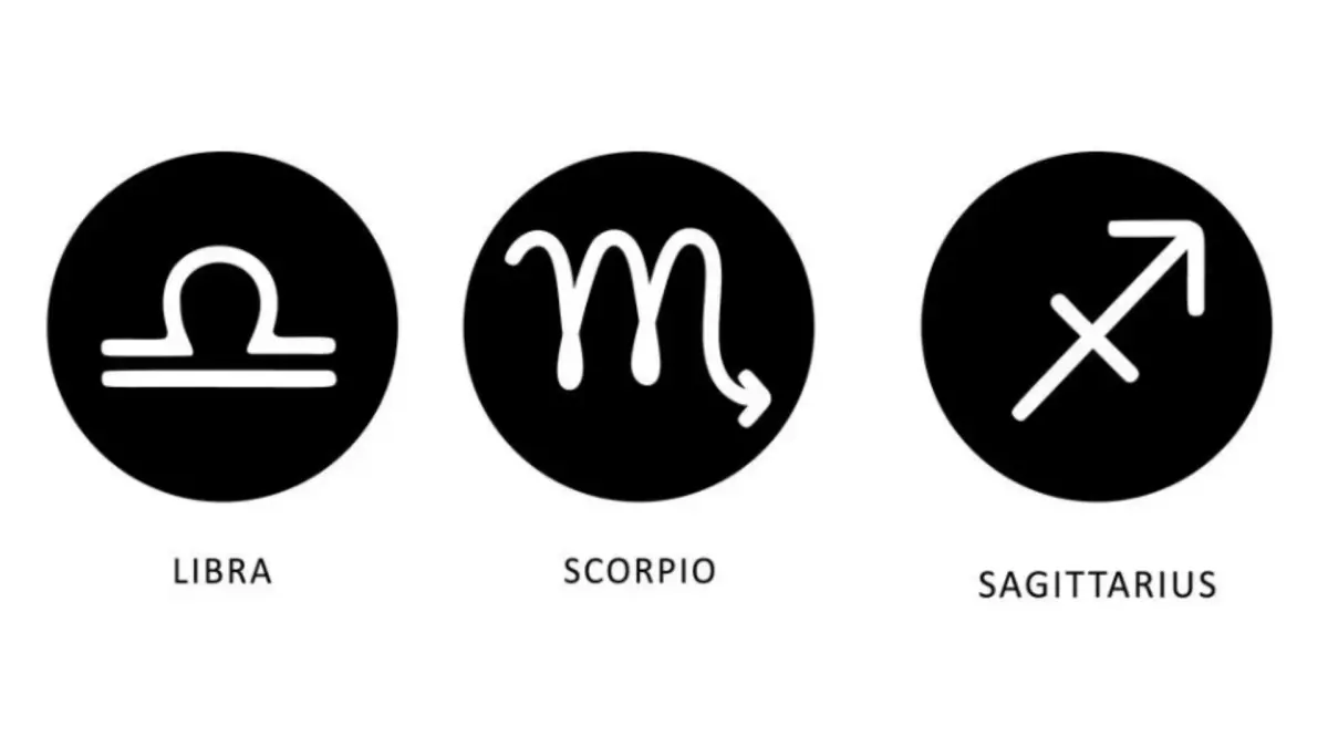 Ilustrasi zodiak Libra, Scorpio, Sagitarius (Magnific)