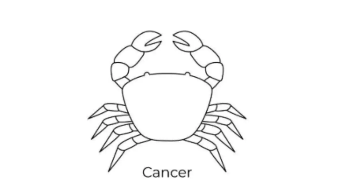 Ilustrasi zodiak Cancer (Magnific)