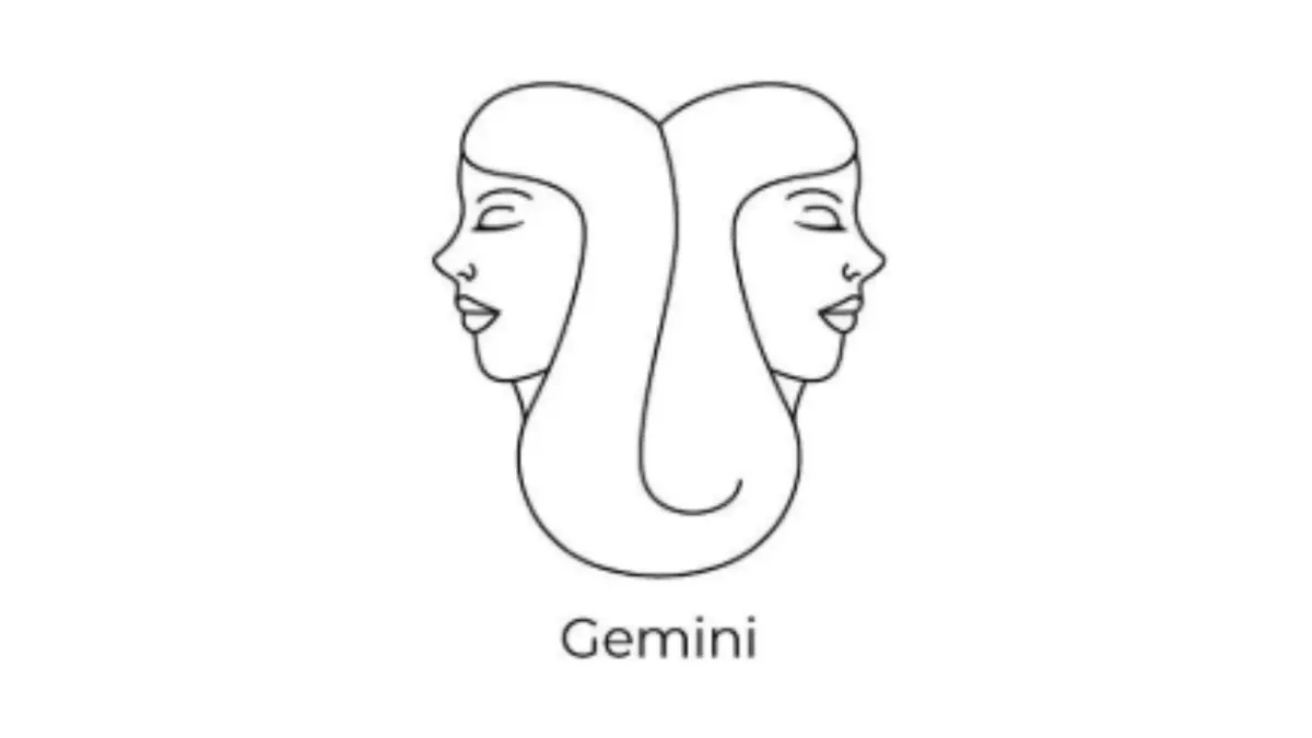 Ilustrasi zodiak Gemini (Magnific)