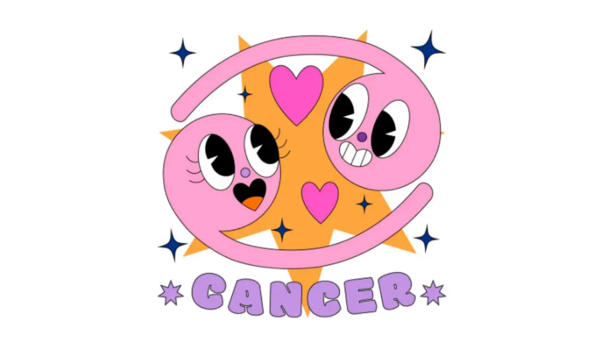 Ilustrasi zodiak Cancer (Magnific)