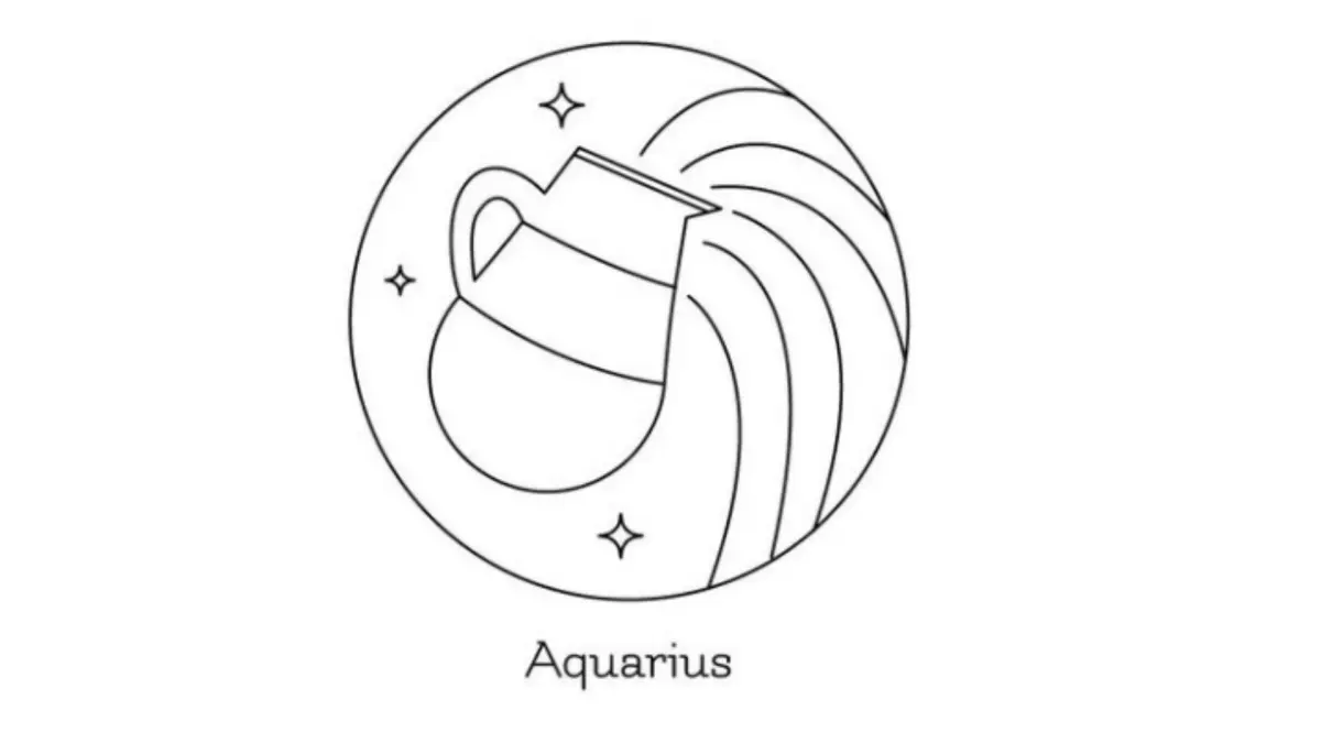 Ilustrasi zodiak Aquarius (Magnific)