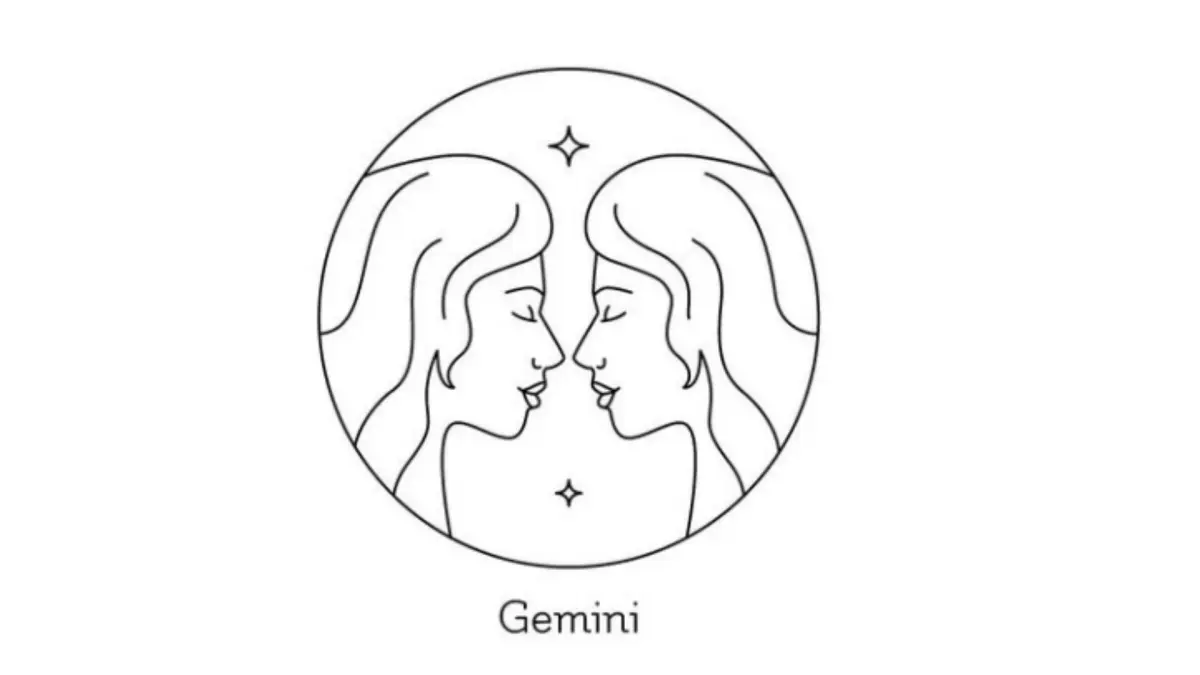 Ilustrasi zodiak Gemini (Magnific)