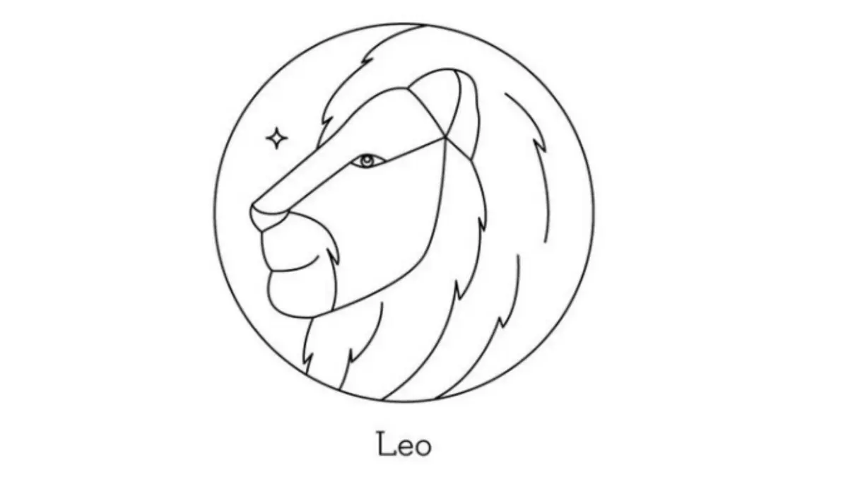 Ilustrasi zodiak Leo (Magnific)