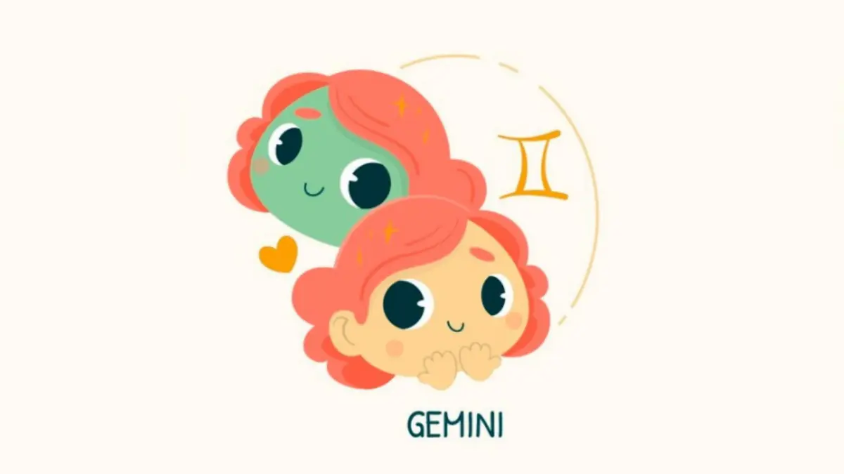 Ilustrasi zodiak Gemini (Magnific)