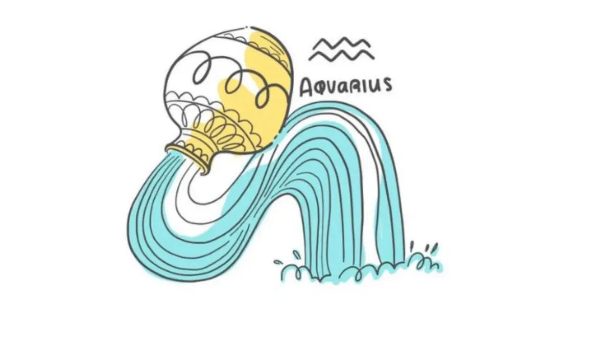 Ilustrasi zodiak Aquarius (Magnific)