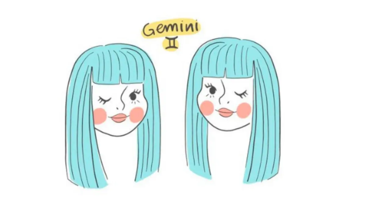 Ilustrasi zodiak Gemini (Magnific)