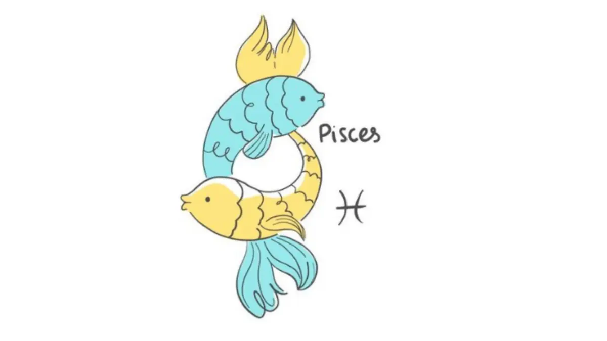 Ilustrasi zodiak Pisces (Magnific)