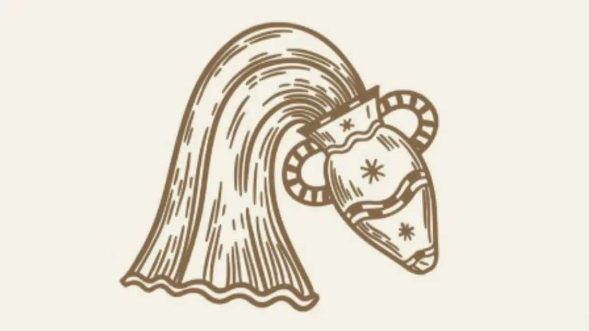 Ilustrasi zodiak Aquarius (Magnific)