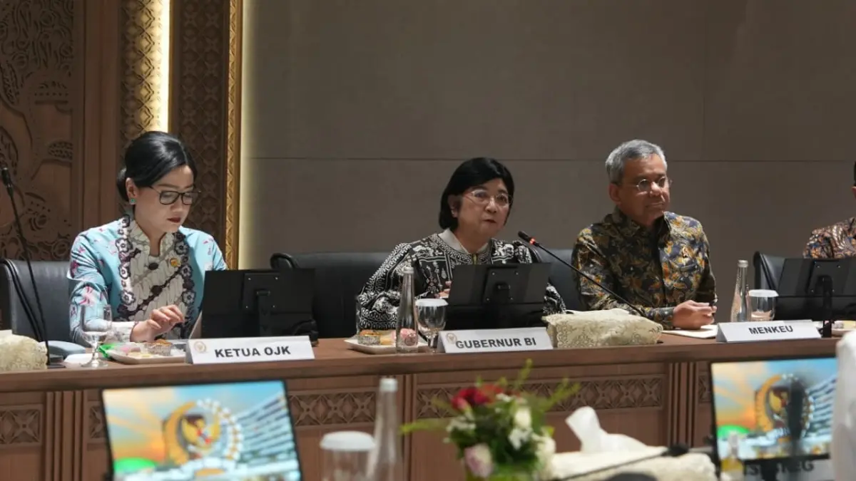 DPR memperkuat koordinasi dengan pemerintah, BI, OJK, dan Danantara. Dasco menekankan pentingnya sinkronisasi kebijakan ekonomi nasional. (Dok. DPR)