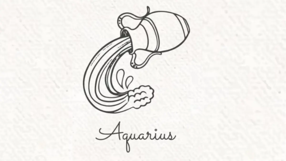 Ilustrasi zodiak Aquarius (Magnific)