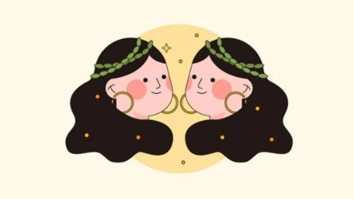 Ilustrasi zodiak Gemini (Magnific)