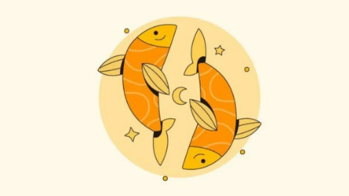 Ilustrasi zodiak Pisces (Magnific)