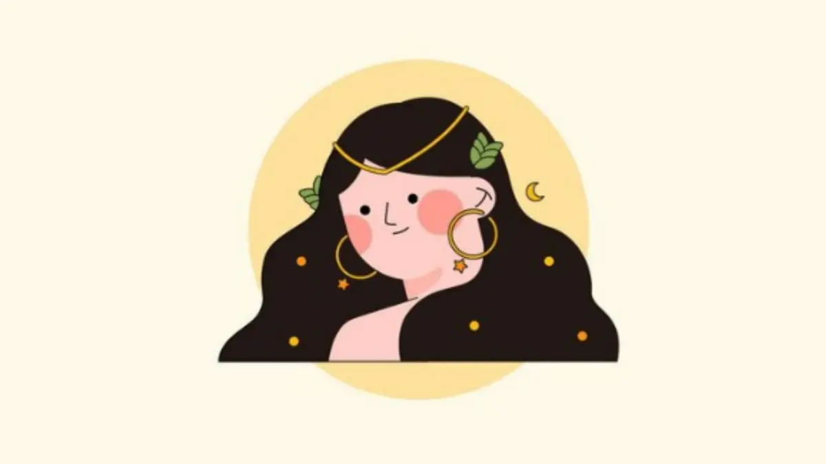 Ilustrasi zodiak Virgo (Magnific)