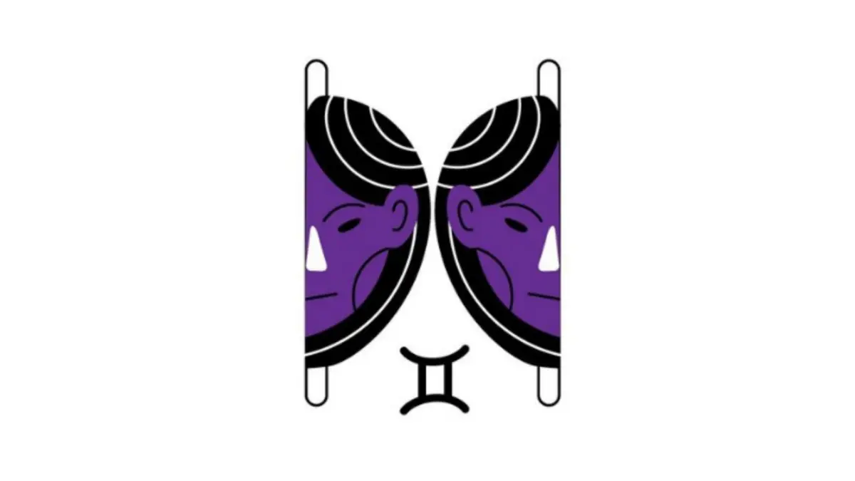 Ilustrasi zodiak Gemini (Magnific)