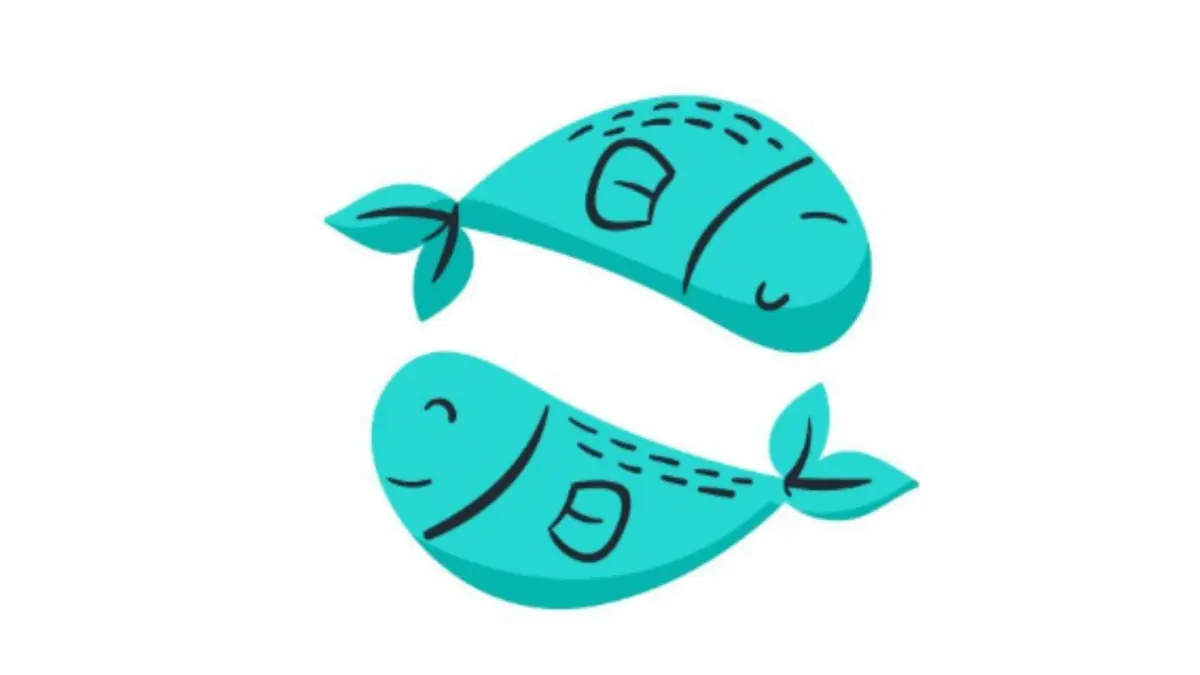 Ilustrasi zodiak Pisces (Magnific)
