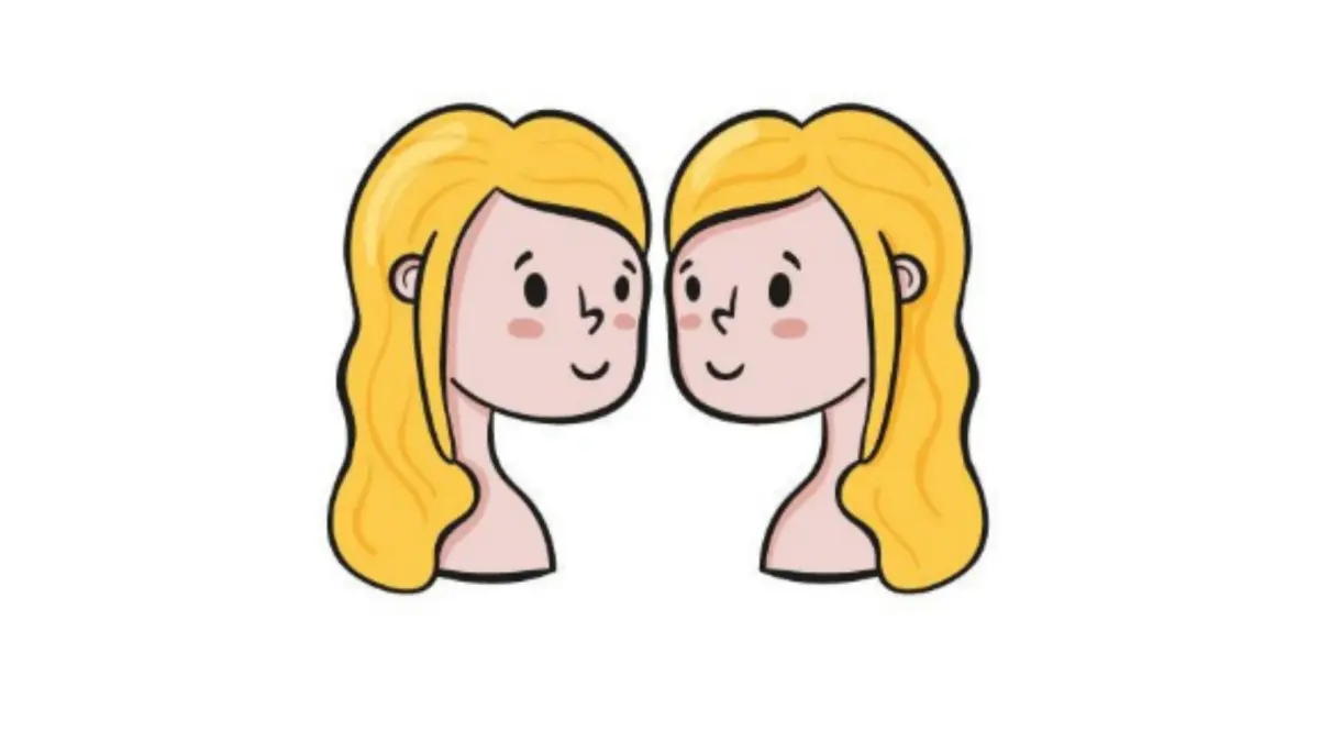 Ilustrasi zodiak Gemini (Magnific)