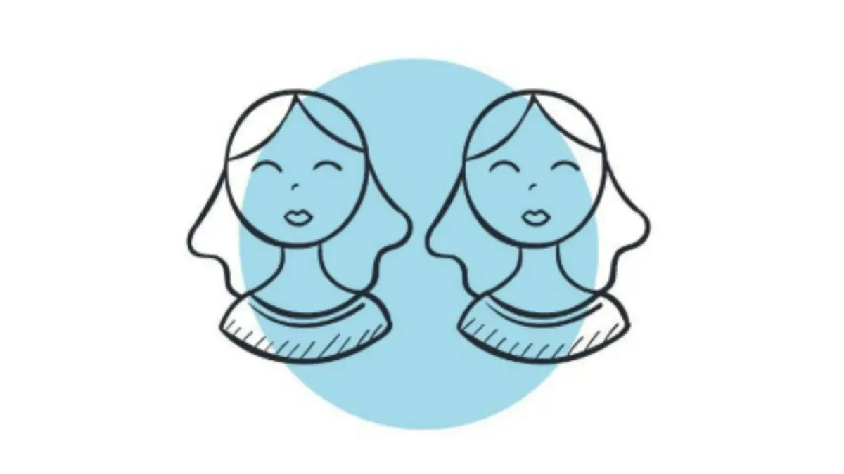 Ilustrasi zodiak Gemini (Magnific)