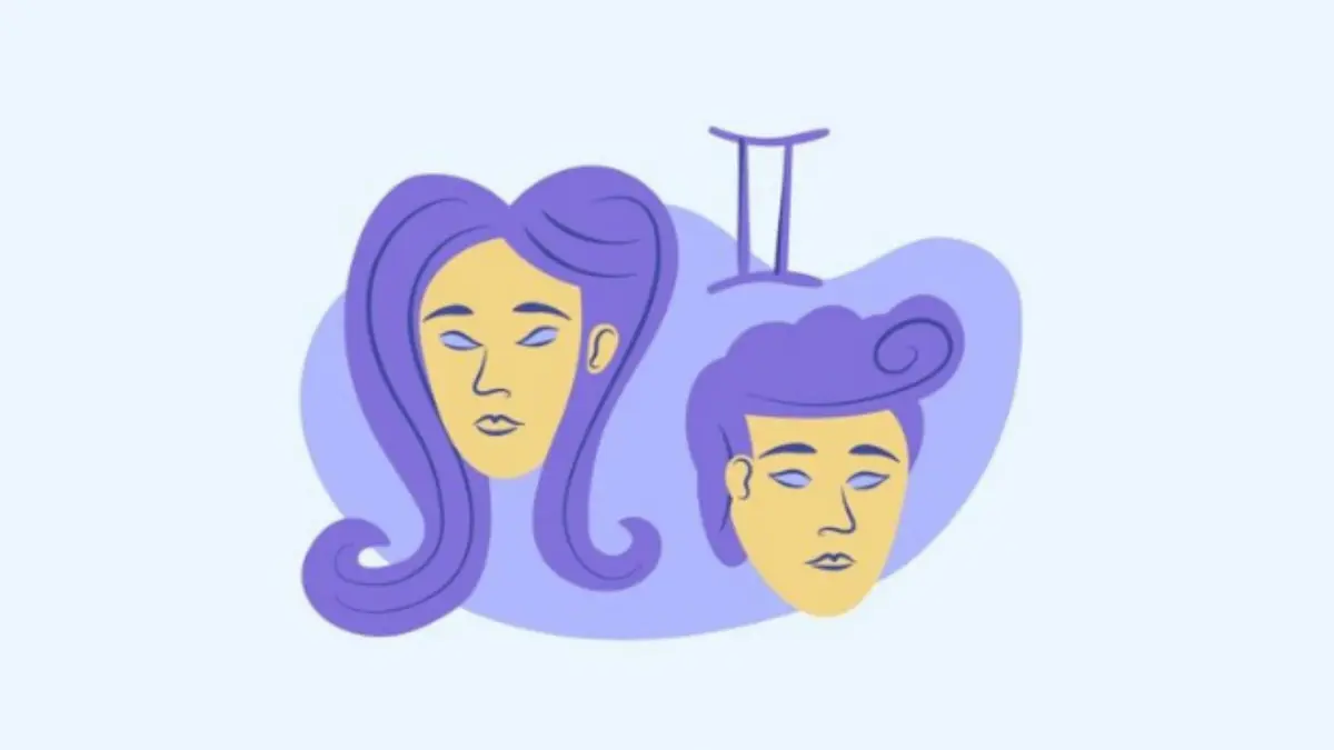 Ilustrasi zodiak Gemini (Magnific)