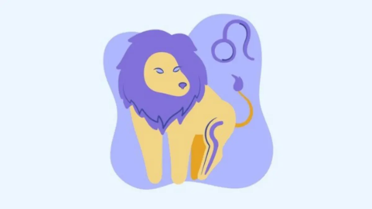 Ilustrasi zodiak Leo (Magnific)