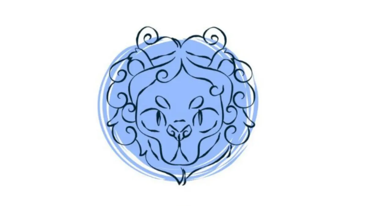 Ilustrasi zodiak Leo (Magnific)