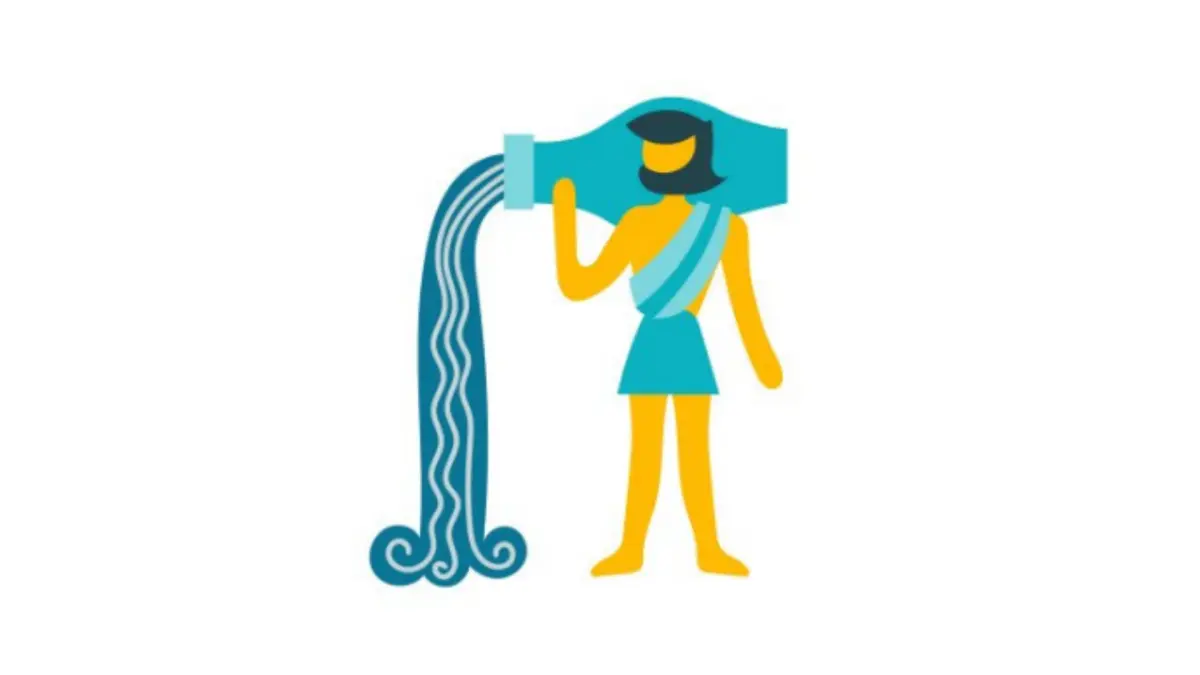 Ilustrasi zodiak Aquarius (Magnific)