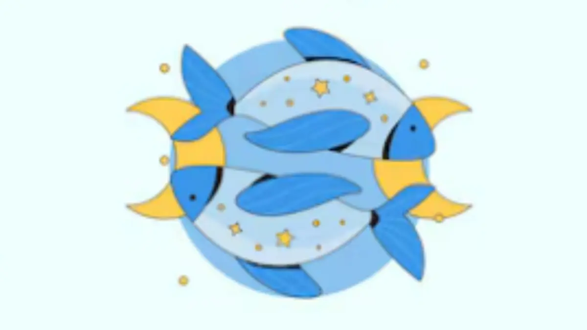 Ilustrasi zodiak Pisces (Magnific)