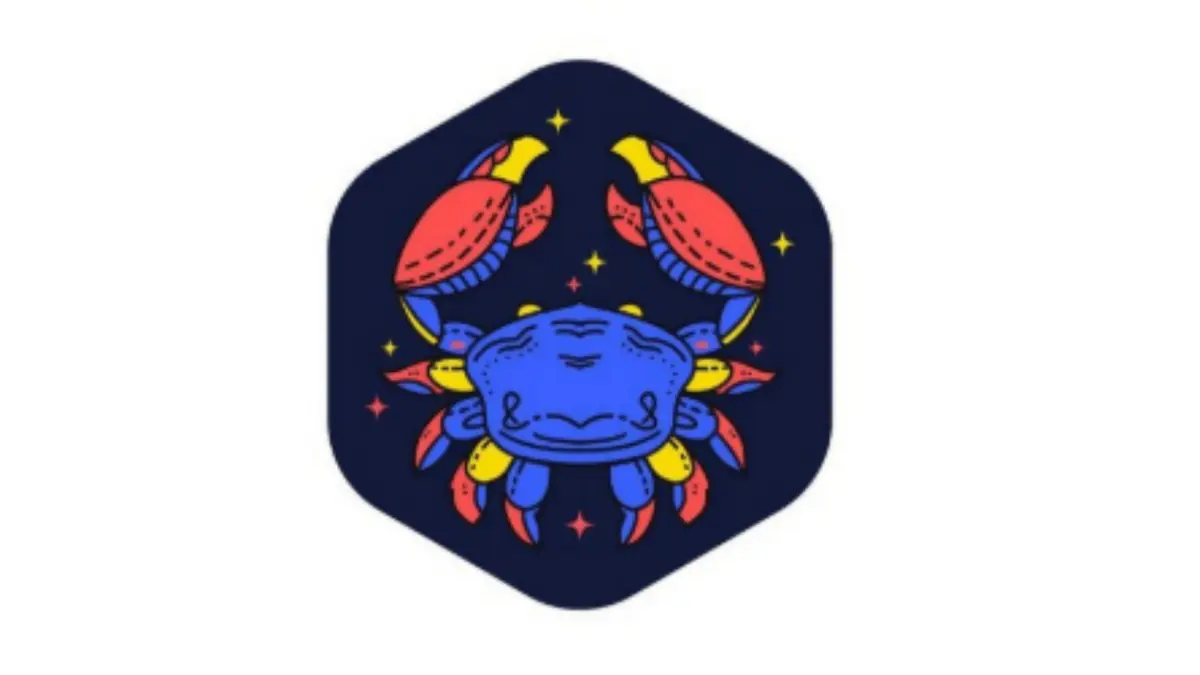 Ilustrasi zodiak Cancer (Magnific)