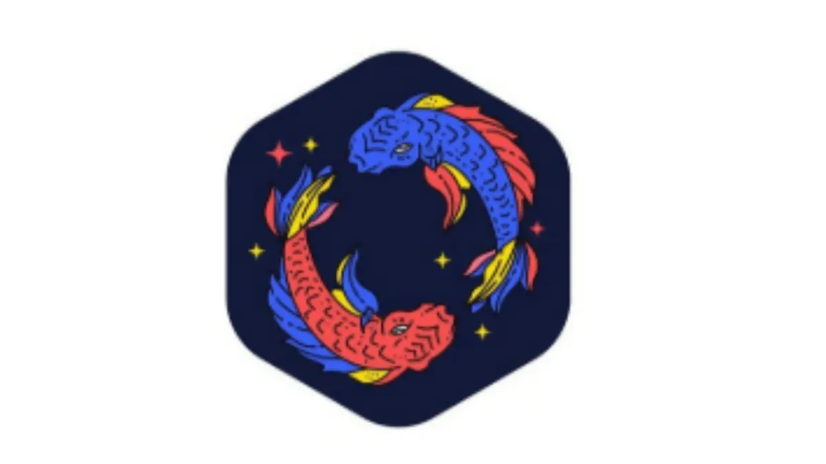 Ilustrasi zodiak Pisces (Magnific)