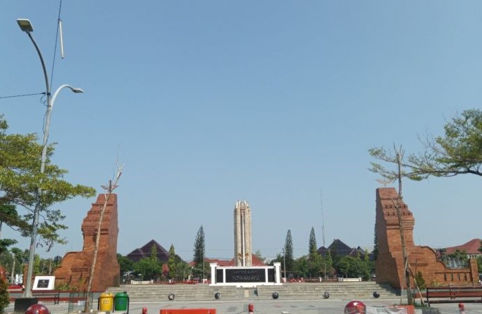 Kantor Bupati Indramayu. (Fathnur Rohman/Antara)