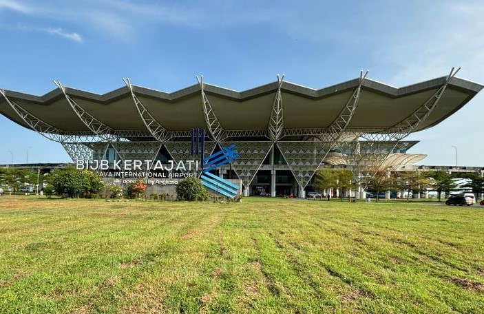 Bandara Internasional Jawa Barat (BIJB) Kertajati, Majalengka. (Ricky Prayoga/Antara)