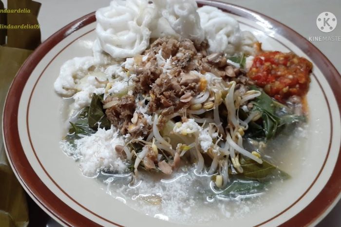 Tangkap layar resep docang khas Cirebon. (Youtube Alinda Ardelia)