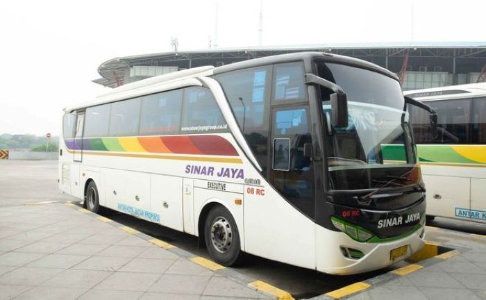 Ilustrasi bus Sinar Jaya dari Jakarta ke Kuningan. (redbus.id)