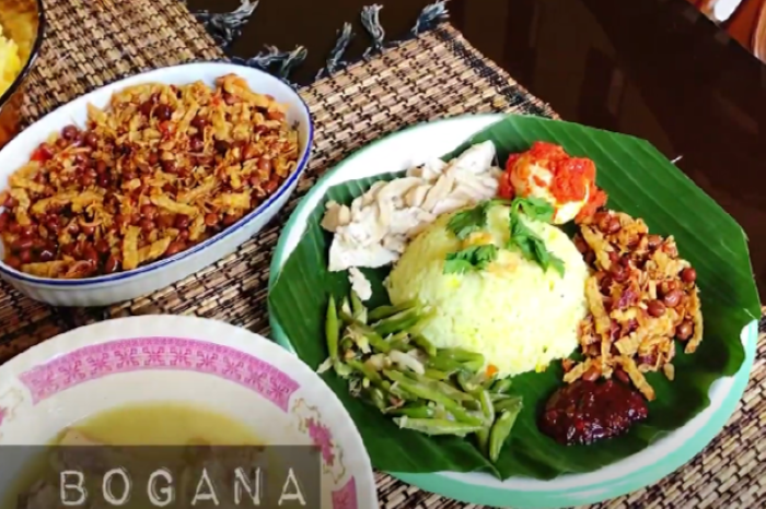 Hidangan Nasi Bogana. (tangkapan layar akun Youtube Dapur Yunitri)