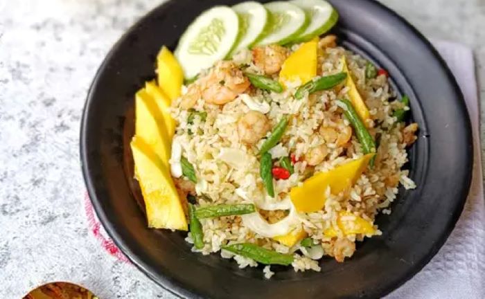 Nasi goreng mangga ala Thailand yang menggugah selera. (Cookpad)