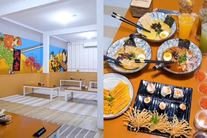 Restoran Ramen ala Jepang di Cirebon. (tangkapan layar akun Tiktok @kulinercirebon).