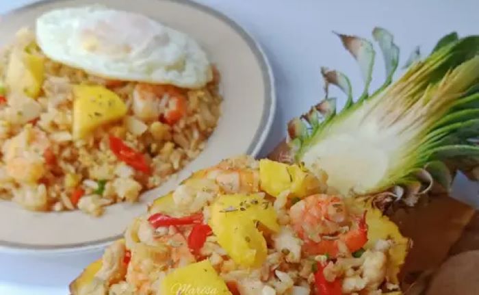 Nasi goreng tom yum seafood yang memanjakan lidah. (Cookpad)