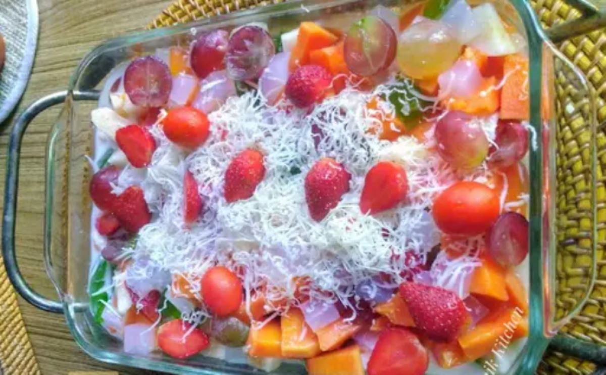 Salad buah yang segar dan praktis. (Cookpad)