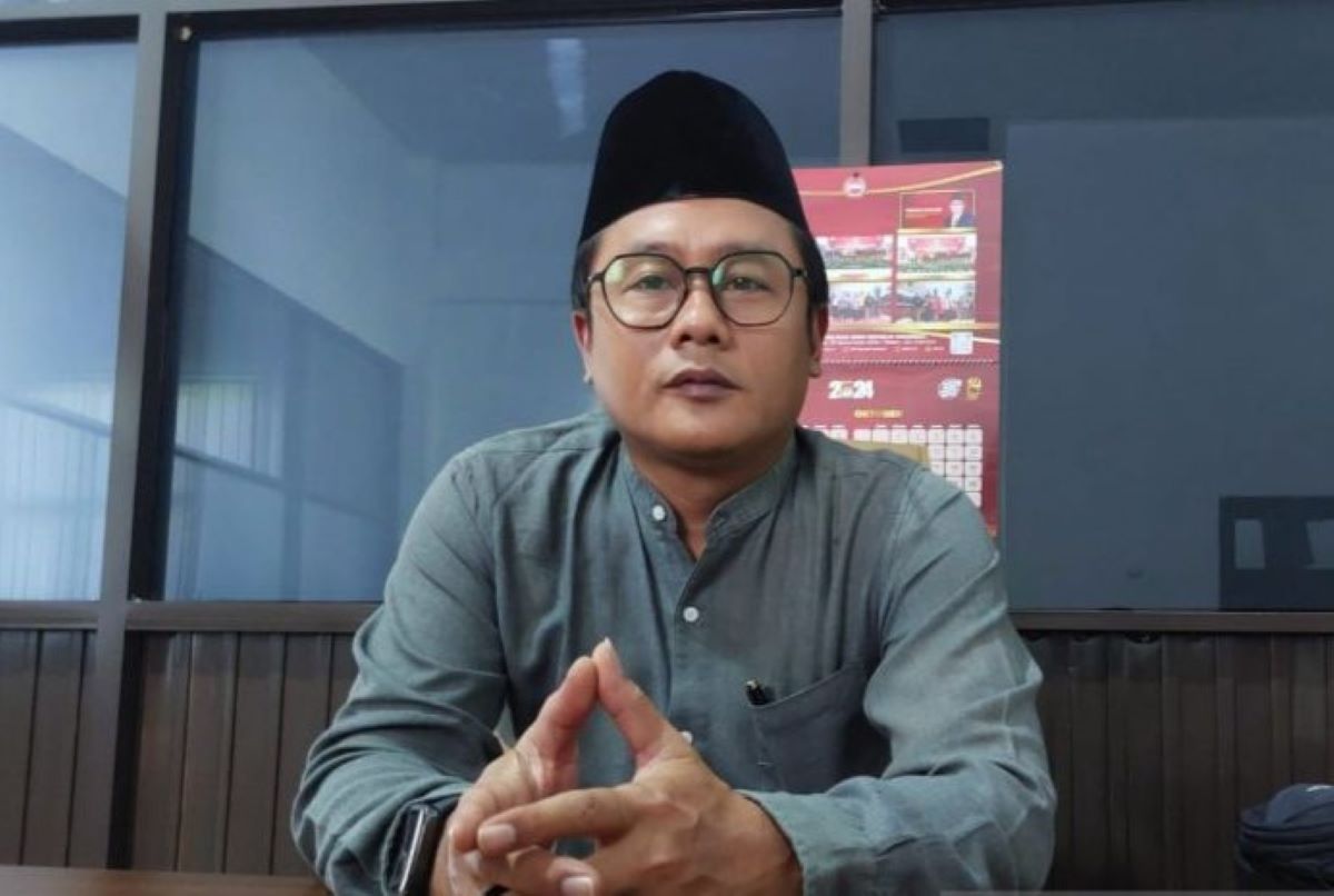 Anggota KPU Kabupaten Cirebon Mashuri Abdul Wahid. (Fathnur Rohman/Antara)