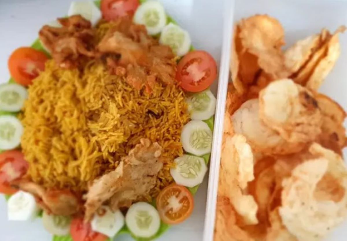 Nasi kebuli jamur crispy yang cocok untuk makan siang. (Cookpad)