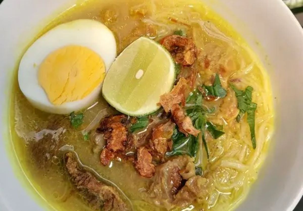 Ilustrasi soto daging Madura. (Cookpad)