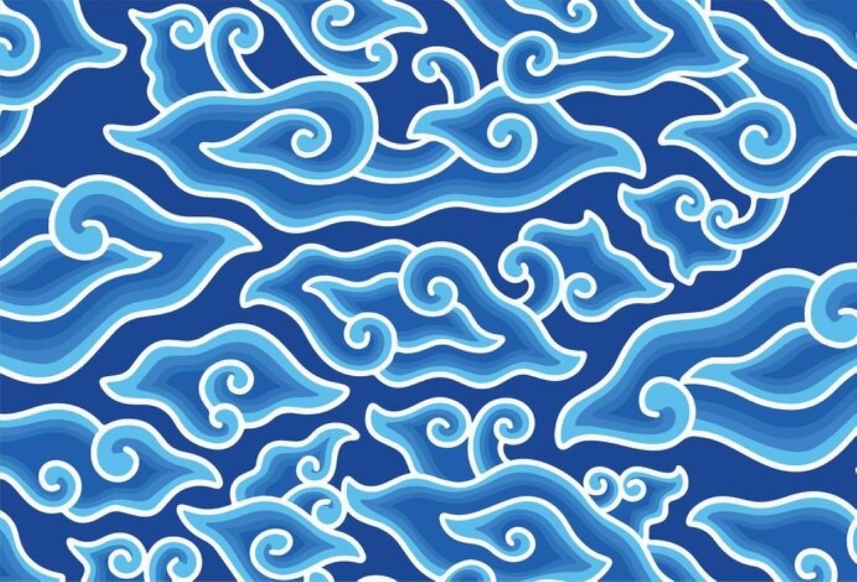 Motif batik Mega Mendung (Freepik/Arya Sakti)