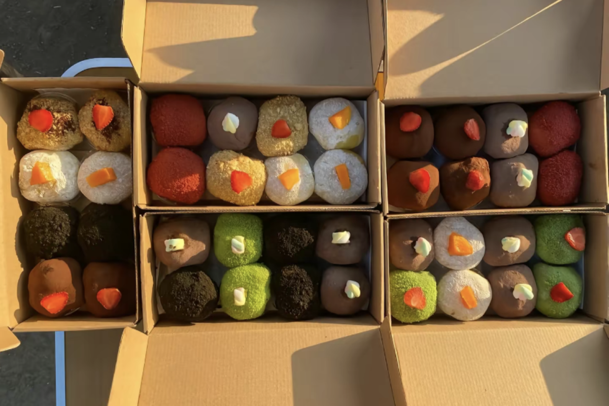 Kuliner mochi di Kabupaten Indramayu. (tangkapan layar akun Tiktok @moomochiiiiii)