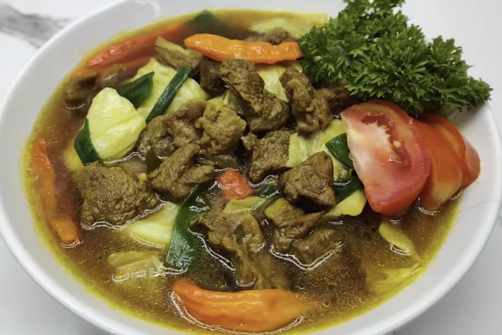 Tongseng daging sapi tanpa santan